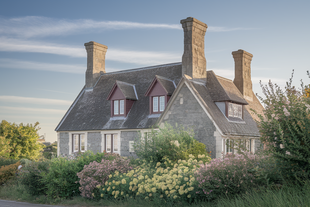 Maisons Typiques Bretonnes : Pourquoi Deux Cheminées dans les Demeures Traditionnelles d'Avant 1950 ?