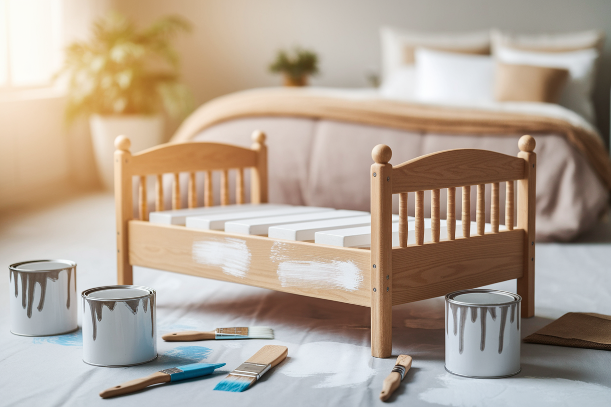 Peindre un Meuble en Bois sans Poncer : Technique pour Lit en Chêne et Surfaces Glycéro