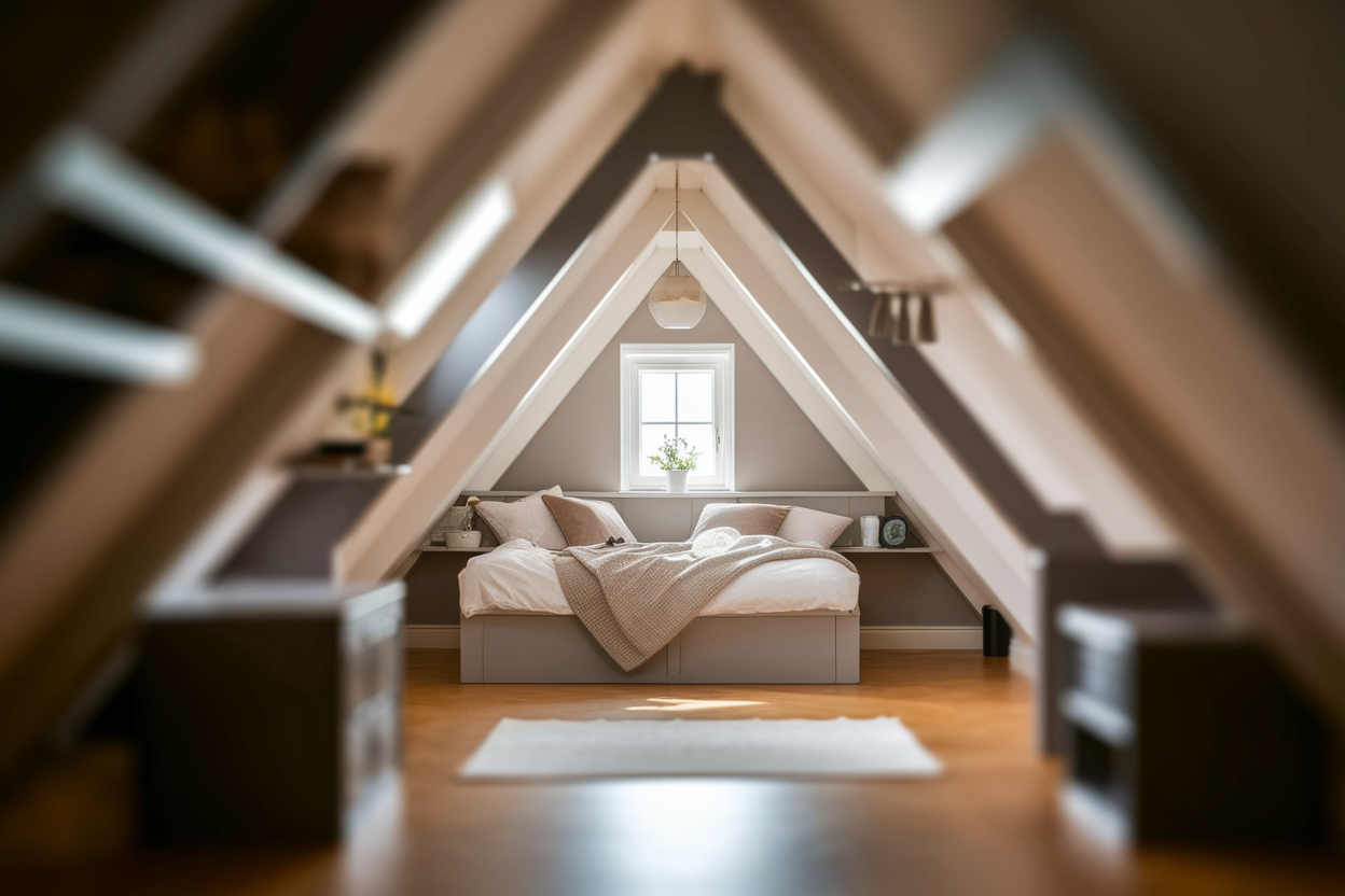 Chambre Sous Combles Basses : Optimiser l'Espace Malgré la Faible Hauteur