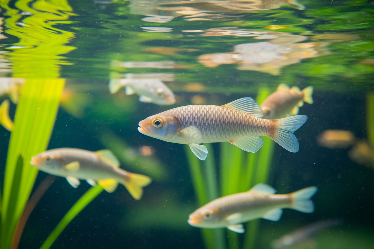 etang-poisson-mangeur-algues-eau-claire