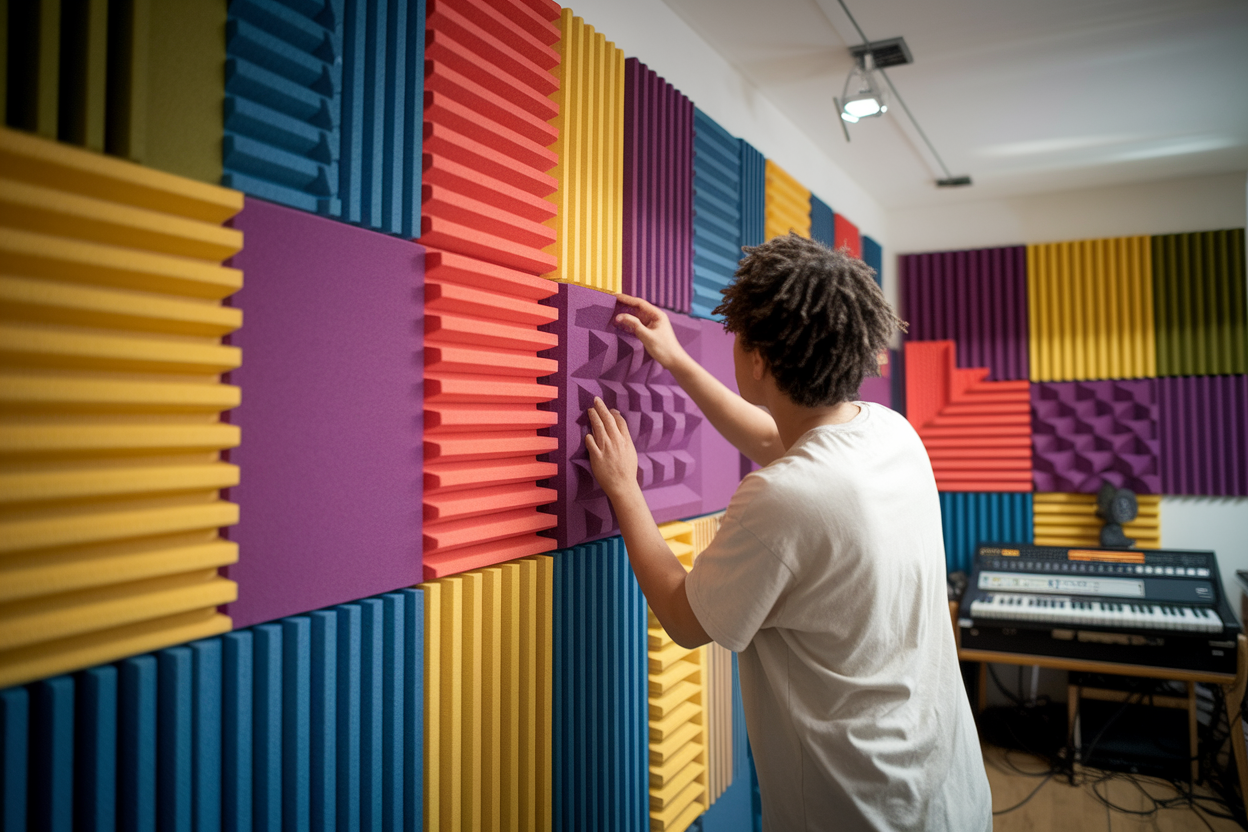 panneaux-acoustiques-couleurs-personne-studio