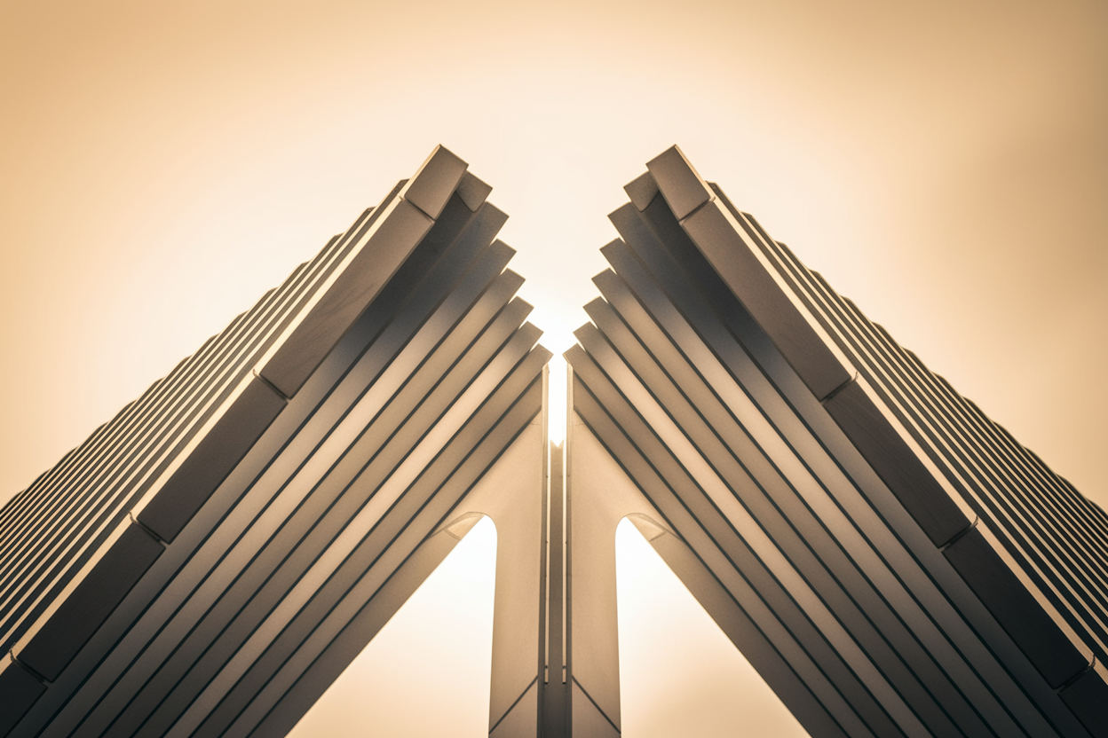 poutre-courbee-metal-structure