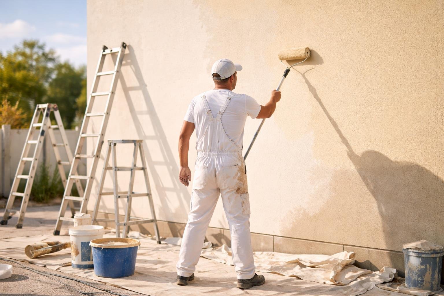 peintre-façade-chantier-ciel-degage